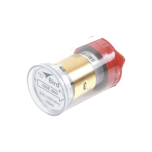 Elemento de 100 Watt en Línea 7/8" para Wattmetro BIRD 43 en Rango de Frecuencia de 800 a 1000 MHz.