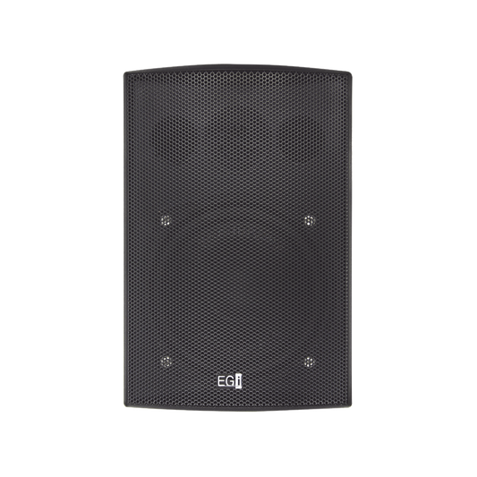 Bocina HiFi | PoE Ethernet IP | Altavoz de 2 vías | Potencia 12W | Protección IP66 | Color Negro