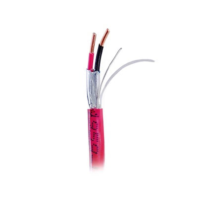 Bobina de 305 metros , BELDEN , Alambre 2 X 16 AWG , BLINDADO, FPLR , para aplicación en cableados de sistemas de detección de incendio.