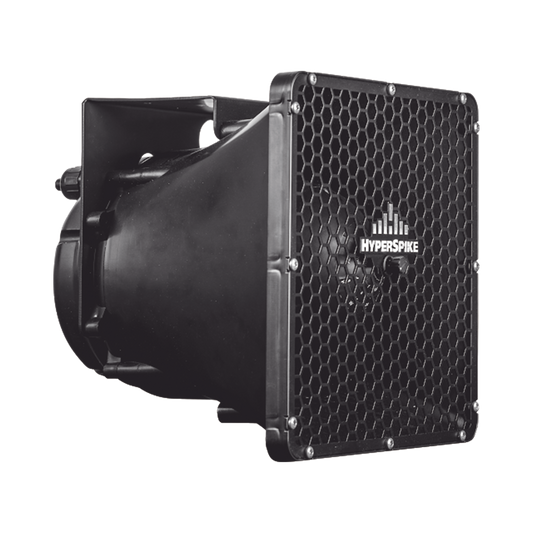 Altavoz De Alta Fidelidad HyperSpike®, Serie TCPA-10, Con Aislante De Ruido, Listado UL1480, Clase I, Division 2 (CID2), Color Negro, Exterior/Interior, 8 ohm