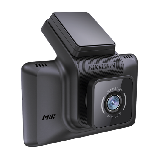 Cámara de Tablero / Cámara Frontal de 4 Megapixel (2K) y Trasera de 2 Megapixel (1080p) / Entrada de alarma para cambio a cámara de reversa / H.265 /  Pantalla Táctil 3" / WiFi / G-Sensor / Micrófono y Bocina Integr