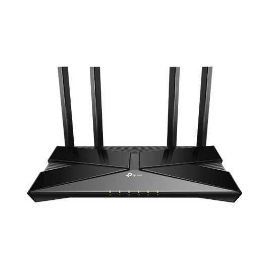 Router WiFi 6 AX 1500Mbps / MU-MIMO 2X2 y OFDMA / 1 Puerto WAN 10/100/1000 Mbps / 4 Puertos LAN 10/100/1000 Mbps / 4 Antenas Beamforming