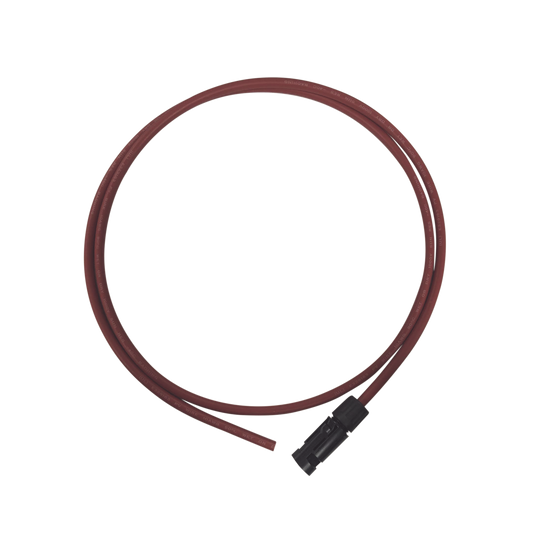 Cable Fotovoltaico, 1.5 m, Rojo, Calibre 10 AWG con Terminal MC4-M en un Extremo