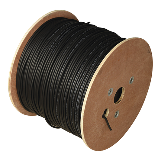 Carrete de 500 Metros / Cable Fotovoltaico Negro / 6mm² (10AWG) / Material COBRE /  2000 Vcc