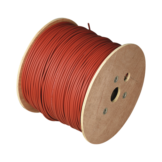 Carrete de 500 Metros / Cable Fotovoltaico Rojo  / Material COBRE / 6mm² (10AWG) / 2000 Vcc