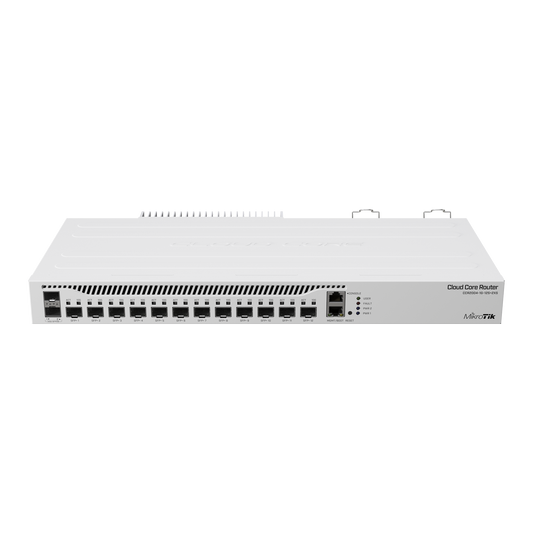 (CCR2004-1G-12S+2XS) Cloud Core Router 12 puertos 10G SFP+, 2 25G SFP28, Fuente Redundante