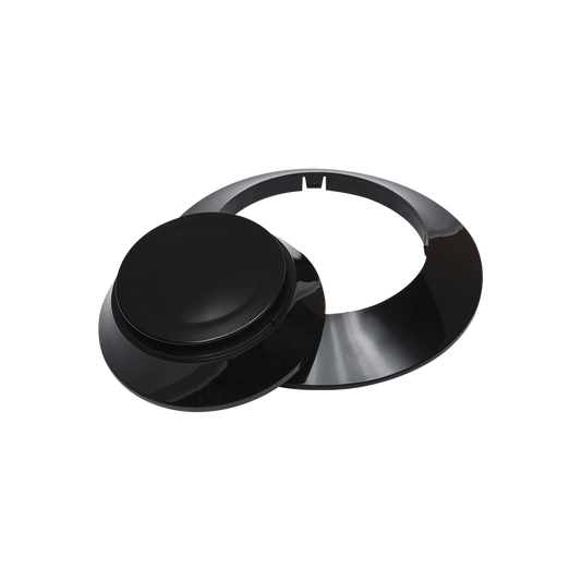 Kit de 10 anillos y 10 cubiertas color negro para nuevos detectores Fire-Lite, IDP y SK.