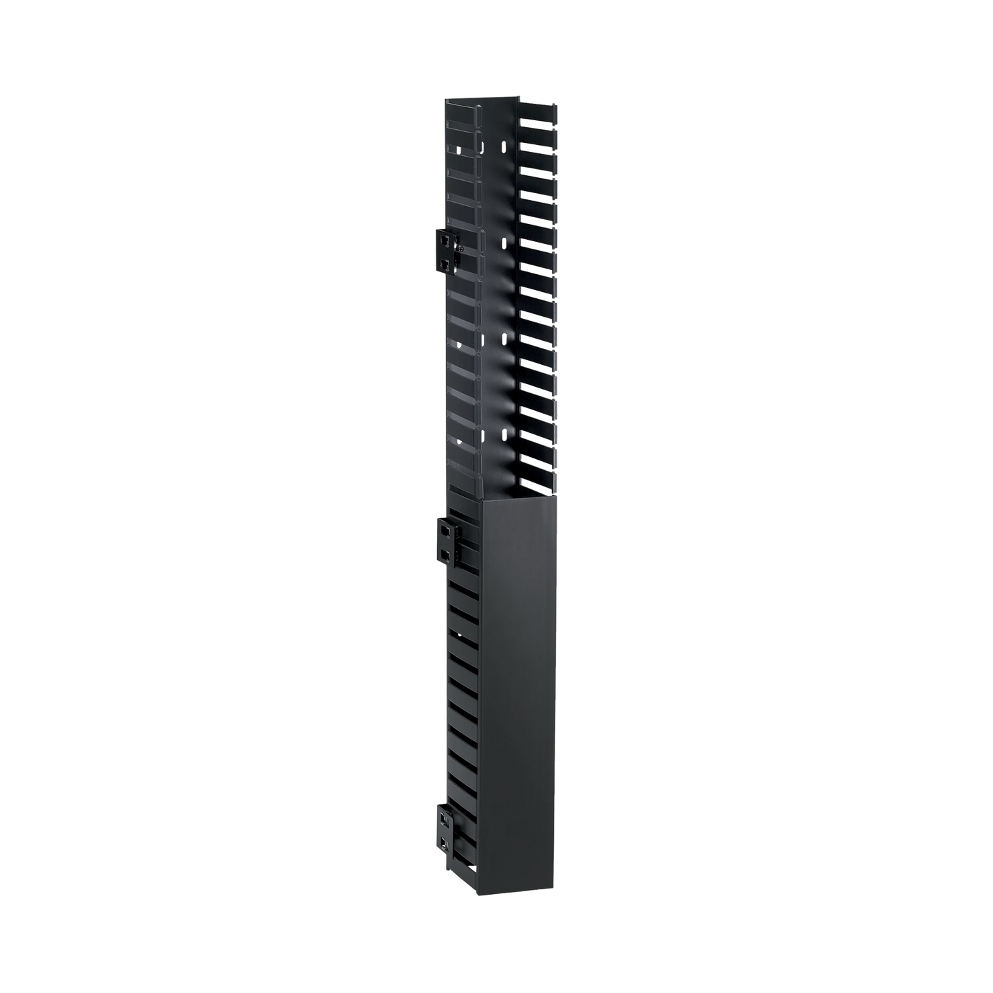 Organizador Vertical IN-Cabinet, Sencillo (Solo Frontal), Para Uso Con Gabinetes Panduit, Montaje Lateral en Riel de Rack, 40 UR, 1.95 in de Ancho, Color Negro