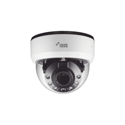 Cámara 2 megapíxeles (1080p) | Varifocal 2.8mm - 12mm | Audio bidireccional | Alarma I/O | PoE | IR 20m | ONVIF | Día / Noche ICR | MicroSD | CODEC INTELIGENTE