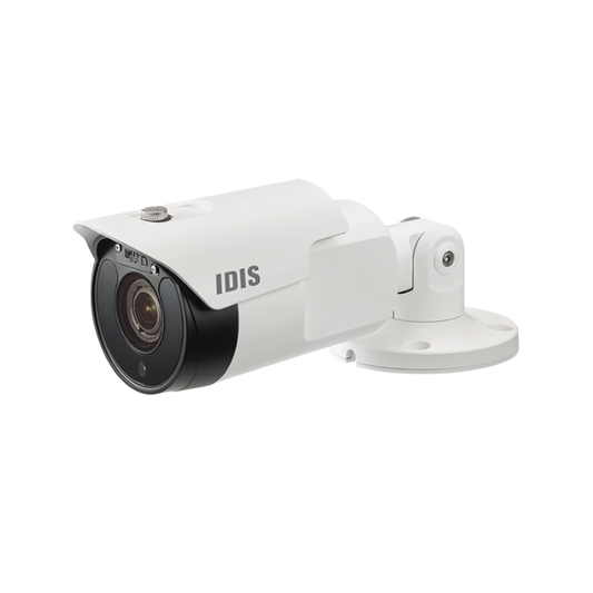 Cámara bala IP de 2 megapíxeles (1080p) | Audio bidireccional | Alarma I/O | PoE | IR Led 20m | IK10 | Lente Vari-focal 2.8mm - 12mm | Día / noche | MicroSD | INTELIGENTE CODEC | ICR