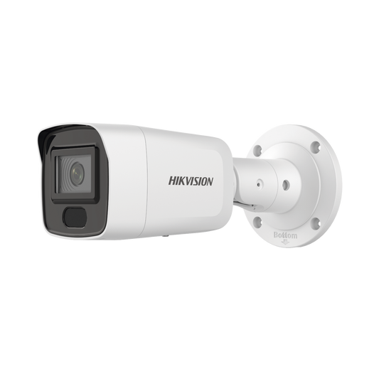 Bullet IP 8 Megapixel  / Lente 2.8 mm / 40 mts IR / Exterior IP67 / WDR 120 dB / Entrada y Salida de Audio y Alarma / Captura Facial / Onvif / MicroSD