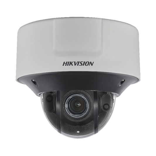 Domo IP 12 Megapixel / Lente Mot. 2.8 a 12 mm / 30 mts IR EXIR / DARKFIGHTER / WDR 140dB / IP67 / IK10 / Entrada y Salida de Audio y Alarmas / MicroSD