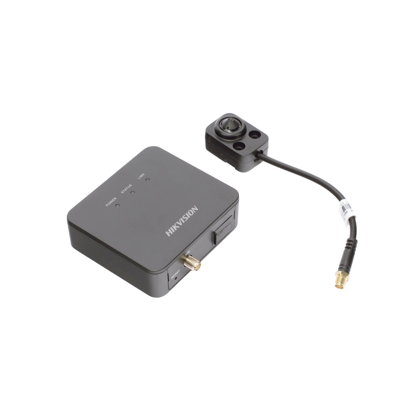 Pinhole IP 2 Megapixel / Lente 3.7 mm / 2 Mts Cable / PoE / Ideal para Cajeros Automáticos (ATM) / WDR / Micro SD / Cámara Tipo Block