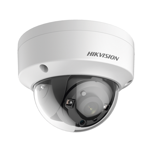 Domo TURBOHD 4K (8 Megapixel) / Gran Angular 102º / Lente 2.8 mm / Exterior IP67 / IK10 / IR EXIR 30 metros / TVI-AHD-CVI-CVBS / dWDR