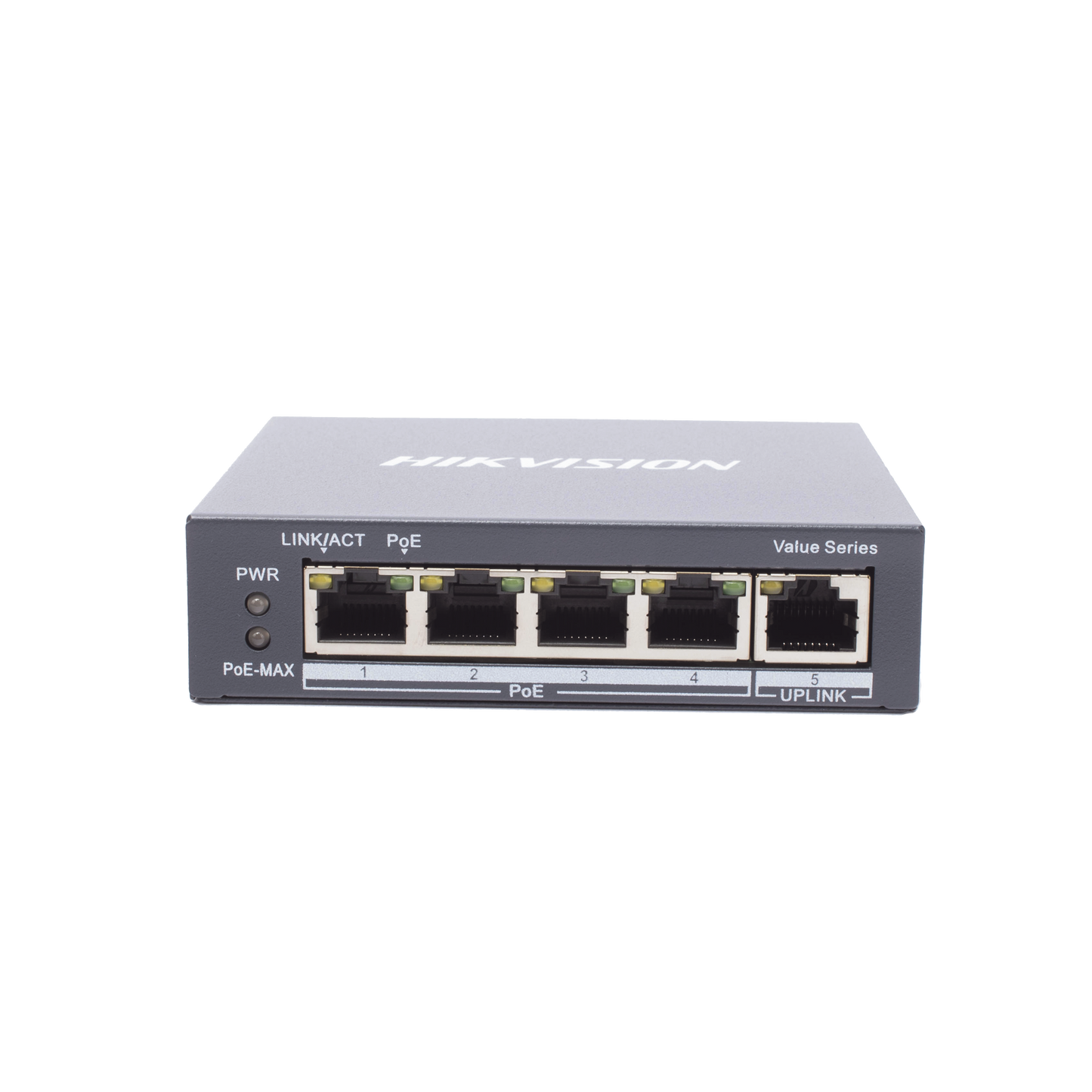 Switch Gigabit  PoE+ / No Administrable / 4 Puertos 10/100/1000 Mbps PoE+ / 1 Puerto 10/100/1000 Mbps Uplink /  35 W