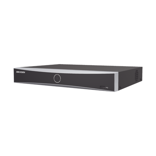 NVR 12 Megapixel (4K) / 16 canales IP / AcuSense (Evita Falsas Alarmas) / Reconocimiento Facial / 1 Bahías de Disco Duro  / HDMI en 4K