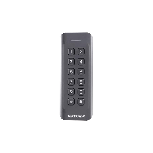 Lector de Tarjetas PROX EM y Contraseñas / Exterior IP65 / Wiegand / Compatible con Cualquier Panel / PERFIL DELGADO y ESTETICO / Indicador LED