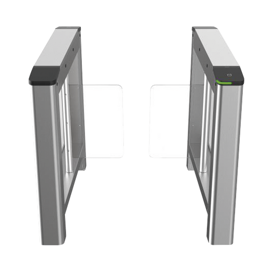 Kit de Torniquetes Swing IZQUIERDO y DERECHO / Bidireccional / Preparación para Instalar Terminal Facial con Montaje DS-KAB6ZU1 (No incluidos) / 3,000,000 MCBF / 4 Pares de IR / Carril de 90 cms