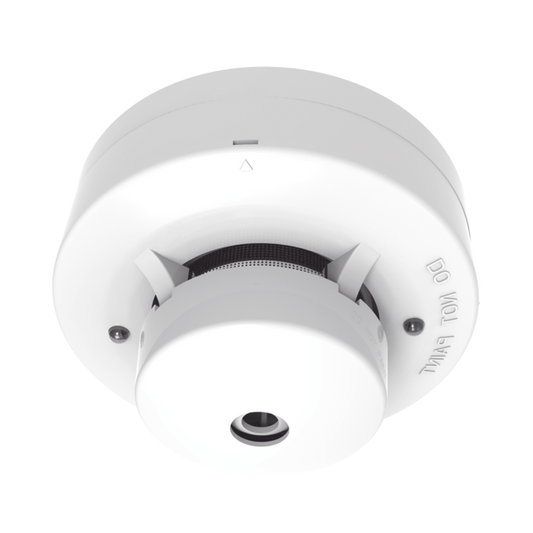 Detector de Humo Fotoeléctrico No Direccionable de 4 Hilos / Ideal para Cualquier Panel de Alarma Cableado / Indicadores LED