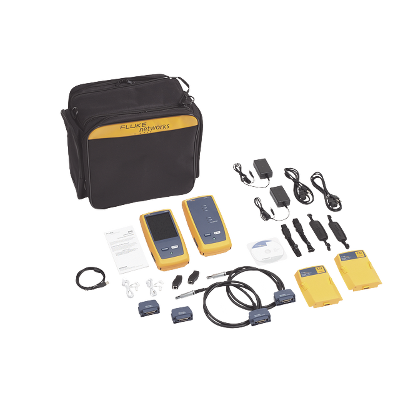 Certificador DSX-5000 para Cable de Cobre Cat5e, Cat6 y Cat6A, Precisión de Nivel V (1 GHz), Con WiFi Integrado y Pantalla LCD de 5.7 Pulgadas (14.48 cm), Versión Internacional