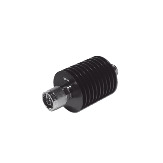 Atenuador en Línea de 20 dB / 20W Máximo / CD-3 GHz / Interiores / N macho - N Hembra.