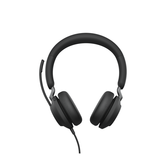 Jabra Jabra Evolve 2 40, Auricular stereo versión UC con aislamiento de ruido, conexión USB-A y indicador de ocupado (Busylight) (24089-989-999)