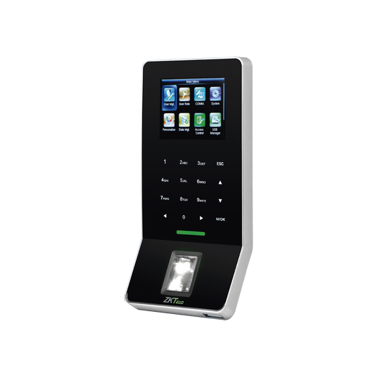 Terminal Biométrica de Huella / 3,000 Huellas 5,000 Tarjetas / WiFi / Pantalla 2.4" / TCP/IP RS485 / ADMS / Control de 1 Puerta
