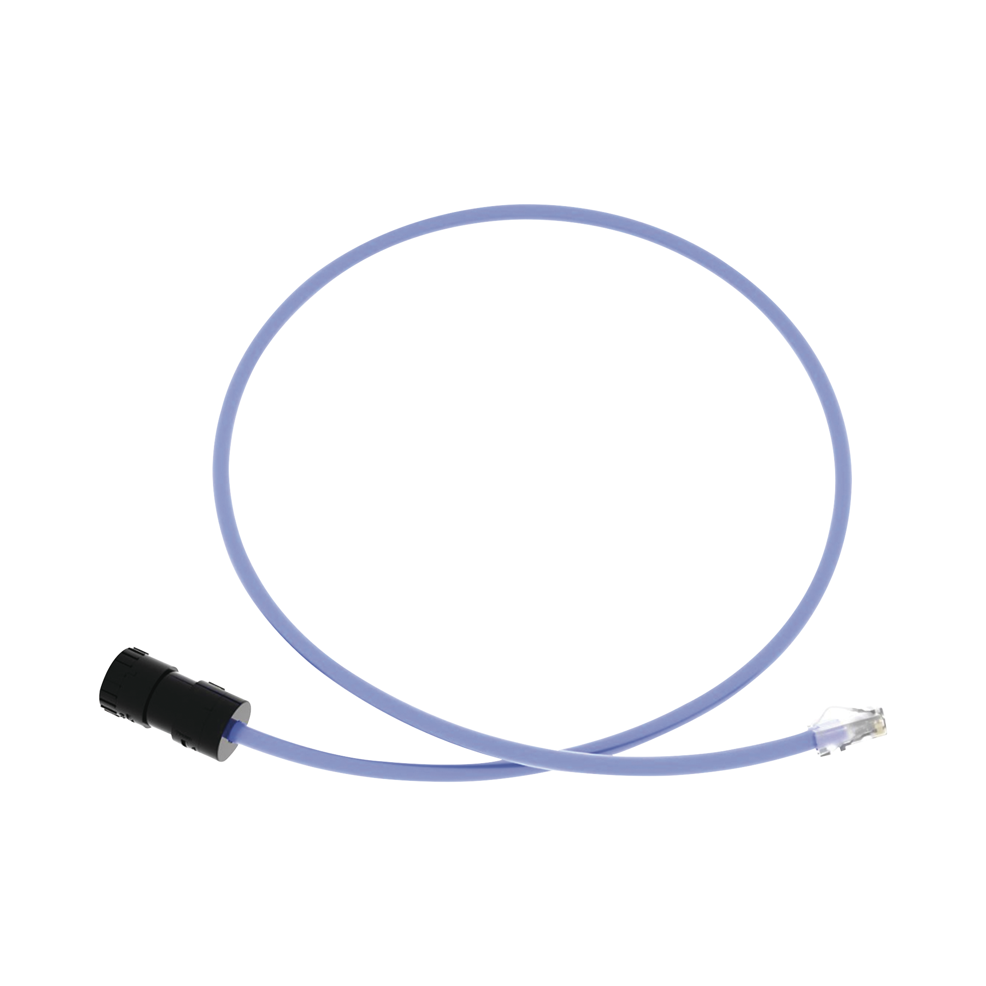 Cable de Conexión en Campo Jack a Plug RJ45, Categoría 6A, CMP (Plenum ...