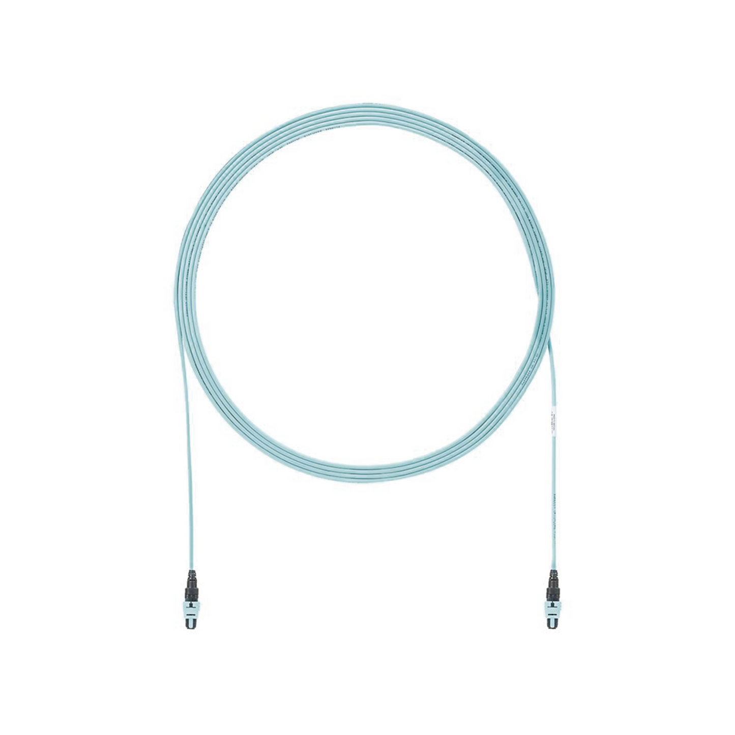 Cable de Interconexión de 12 Fibras Ópticas Multimodo OM4, Con Conector Pan-MPO Hembra - Hembra, Polaridad A, LSZH, de 17 Metros (55.77 Pies)