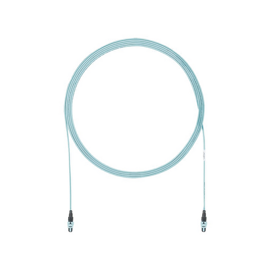 Cable de Interconexión de 12 Fibras Ópticas Multimodo OM4, Con Conector Pan-MPO Hembra - Hembra, Polaridad A, LSZH, de 17 Metros (55.77 Pies)