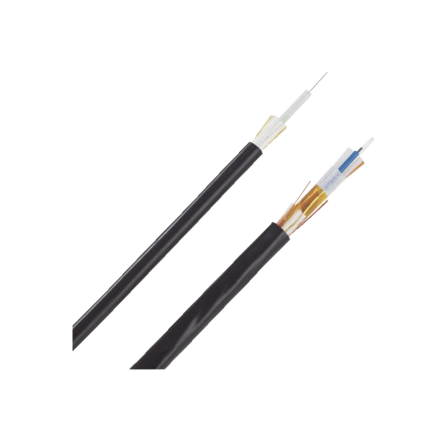 Cable de Fibra Óptica de 6 Hilos, Monomodo OS2, Interior/Exterior, Loose Tube 250um, No Conductiva (Dieléctrica), OFNR (Riser), Precio Por Metro