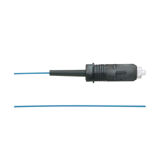 Pigtail de Fibra Óptica SC Simplex, Multimodo OM4 50/125, 900um, Color Aqua, 1 Metro (3.28 Pies)