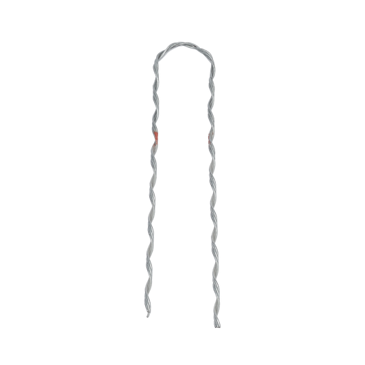 Remate Preformado para Fibra Óptica Figura 8, Span 100 m, para mensajero de acero con diámetro &Phi; 3.6  mm
