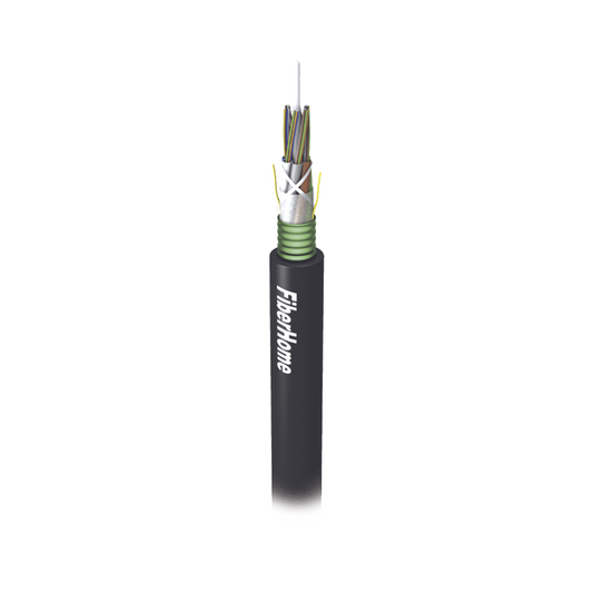 Kilómetro de Fibra Óptica para Exterior G.652D, Armada, Monomodo de 6 Hilos, Loose Tube, Forro Negro (Para Instalación en Ducto/Subterráneo)