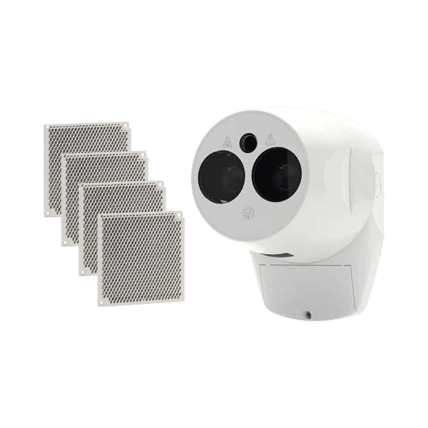 Detector de Humo por Haz Reflejado / Convencional / Compatible con Todos los Paneles de Detección de Incendio / Hasta 120 Metro de Cobertura