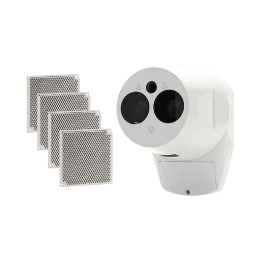 Detector de Humo por Haz Reflejado / Convencional / Compatible con Todos los Paneles de Detección de Incendio / Hasta 120 Metro de Cobertura