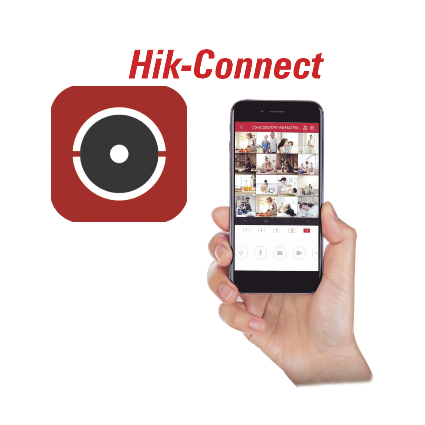 Aplicación Móvil Gratuita Hik-Connect P2P Notificaciones Push