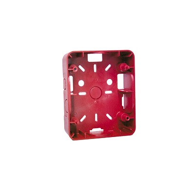 Caja Trasera Resistente a la Intemperie, Roja (para usar con la serie de estrobos HE) (0500-06360) De Hochiki