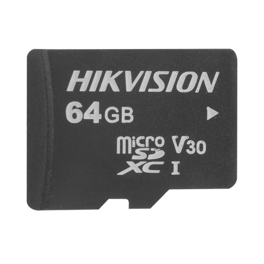 Memoria microSD / Clase 10 de 64 GB / Especializada Para Videovigilancia (Uso 24/7) / Compatibles con cámaras HIKVISION y Otras Marcas