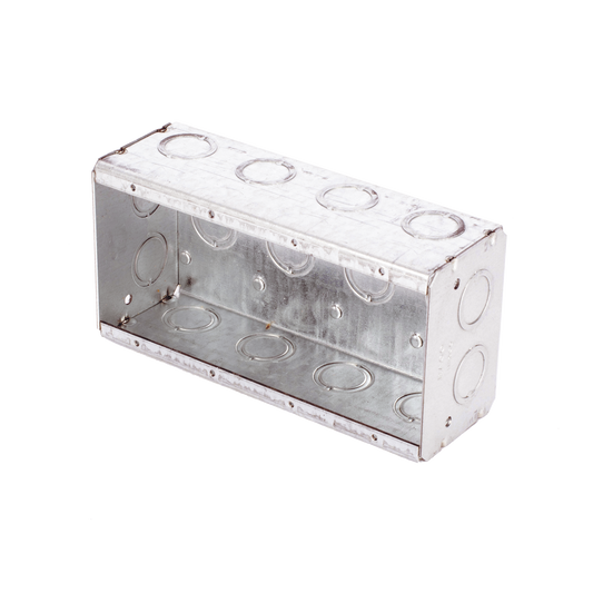 Caja Multigang de 4 Gangs,/ Profundidad de 2-1/2"/ 16 TKO (1/2"- 3/4").