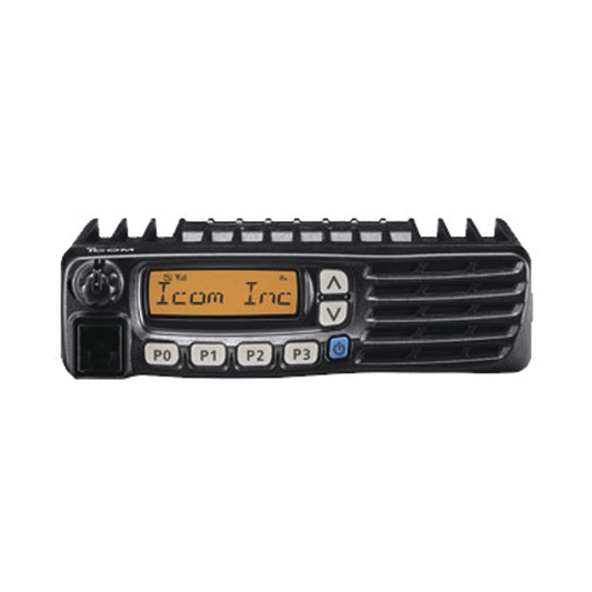 Radio Móvil Analógico en rango de frecuencia 136-174 MHz, 50 W de potencia de RF, 128 canales. Incluye microfono2, cable de alimentación y montaje
