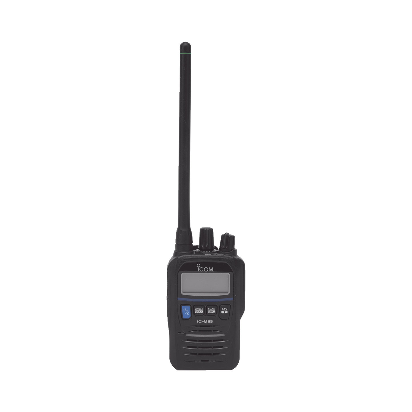 Radio VHF Portátil, Intrínsicamente Seguro, 5 W de Potencia de RF, Certificado UL, Opción de Uso en Mar y Tierra, Funciones de Emergencia, IP67 y MIL-STD-810G, 11 horas de duración de batería