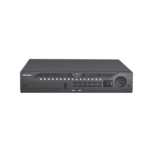 DVR  16 Canales TURBOHD + 18 Canales IP / 8 Megapixel / 8 Bahías de Disco Duro / 16 Canales de Audio / Videoanalisis / 16 Entradas de Alarma / Arreglo RAID / Soporta POS