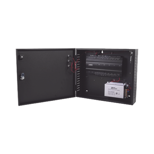 Controlador de Acceso 2 Puertas / 3,000 Huellas 30,000 Tarjetas / TCP/IP / Gabinete y Fuente 12V 5A