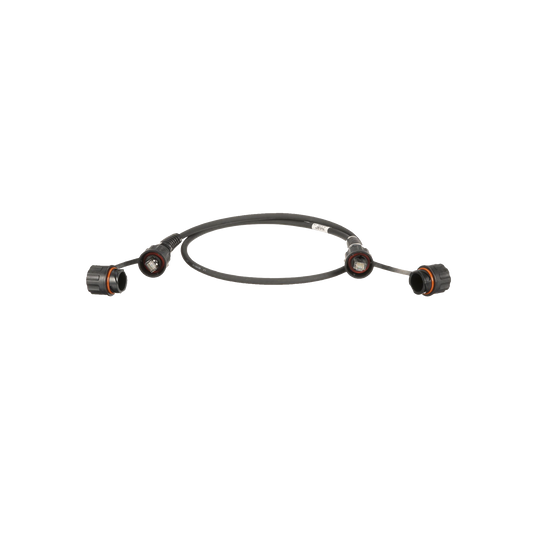 Patch Cord Cat6A IndustrialNet, Blindado S/FTP, Con Plug Industrial y Tapa en Cada Extremo, 1 Metro (3.28 Pies)