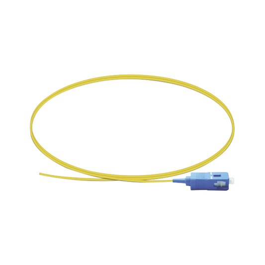 Pigtail de Fibra Óptica Monomodo SC/UPC, Simplex de 2 Metros (6.56 Pies)