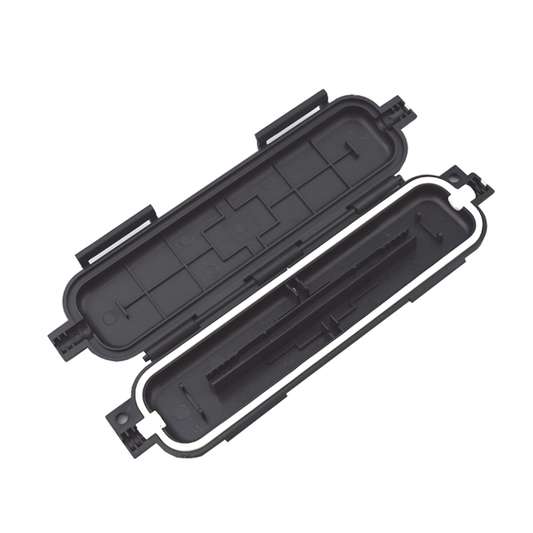 Mini Caja "Salchicha" para Exterior con Protección IP65, para Uso con Mangas de Empalme y Protección de Empalmes. Incluye una Manga.