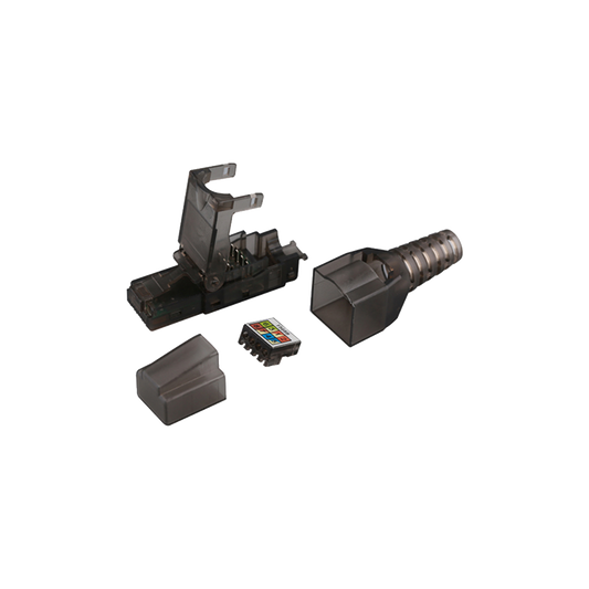 Plug RJ45 para Cable UTP Categoría 6A - Sin Herramienta, para Terminación en Campo