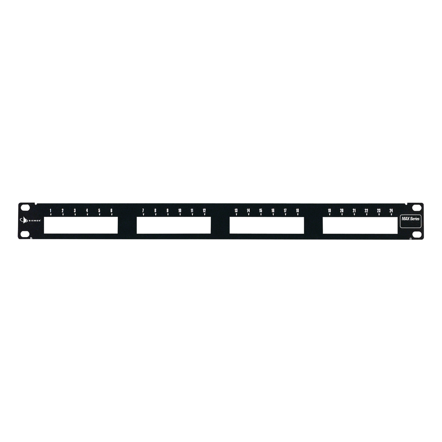 Patch Panel MAX Modular (Vacío), de 24 Puertos, Plano, 1UR