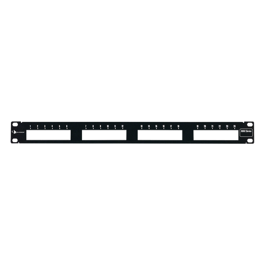 Patch Panel MAX Modular (Vacío), de 24 Puertos, Plano, 1UR